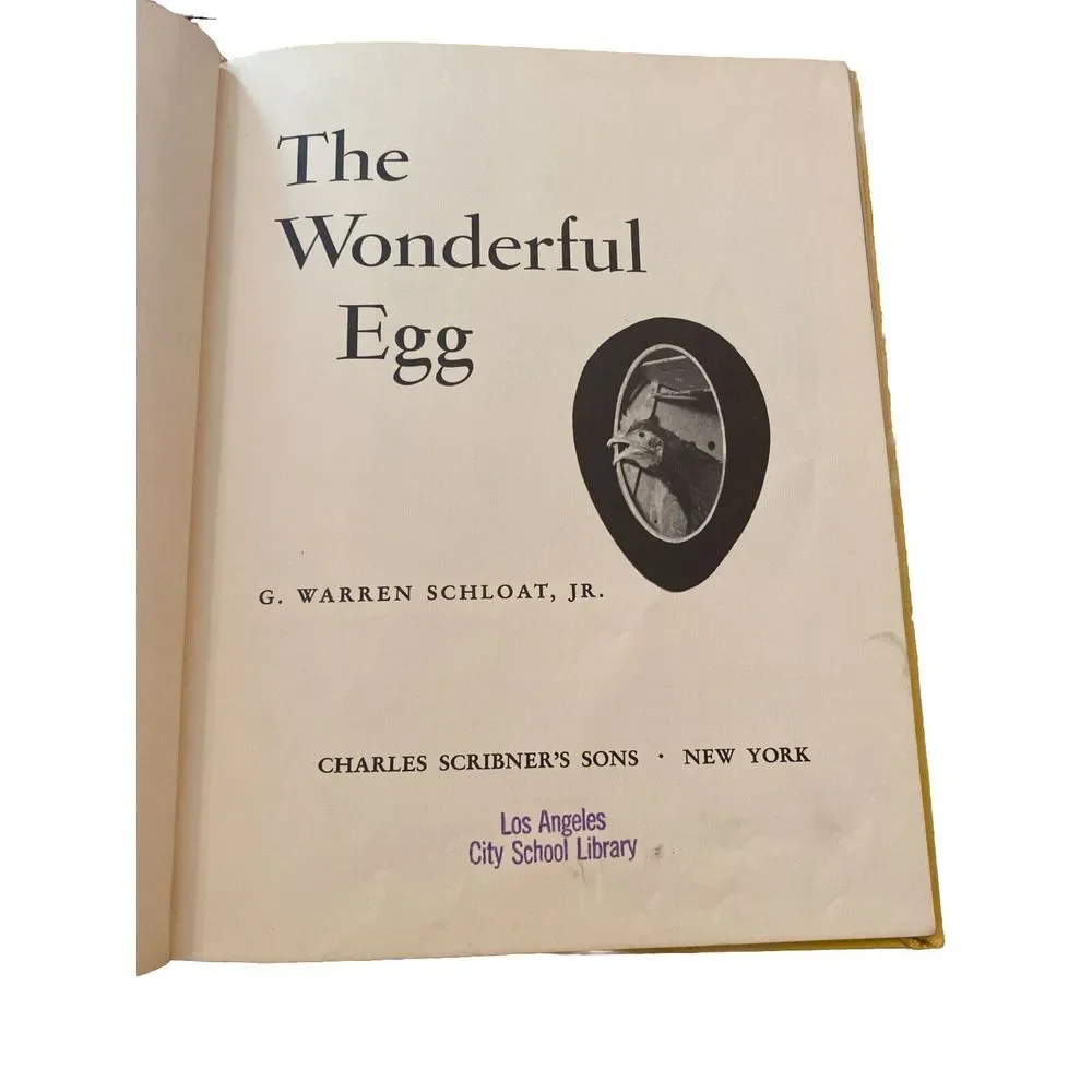 The Wonderful Egg G Warren Schloat Jr Scribner Vintage Childrens Book Hardcover‎